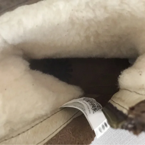 UGG Australia Bryce Winter Leather Boots in Lodge Brown Size 6 - Picture 7 of 11